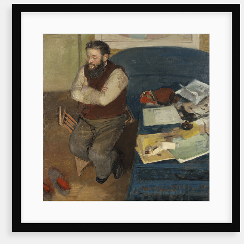 Diego Martelli (1839 - 1896) by Hilaire-Germain-Edgar Degas
